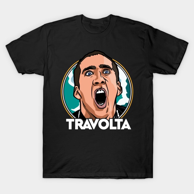 Nicolas Cage Travolta T-Shirt by RetroReview